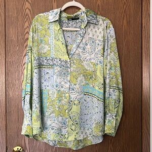 Zara Floral Paisley Shirt